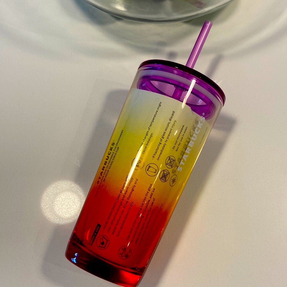 New - Ombré Limited Edition Glass Starbucks Tumbler